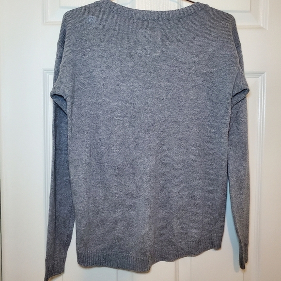 Hollister sweater Gray Sz XS Logo - Picture 5 of 7